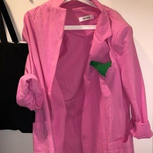 Pink blazer
